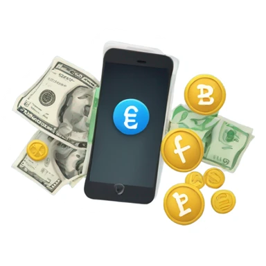 no money bank account app sticker