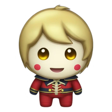 Teddie costume from Persona 4 sticker