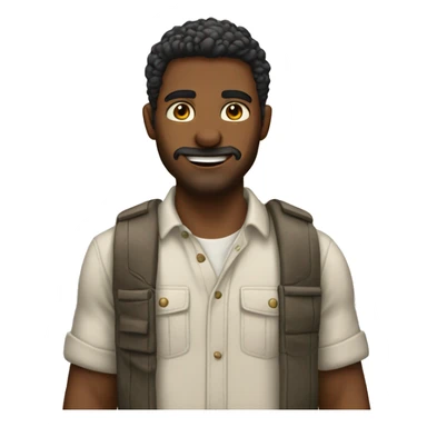 Homem com o polegar pra cima sticker