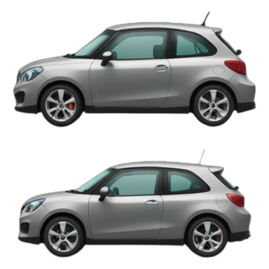 hatchback-car-black sticker