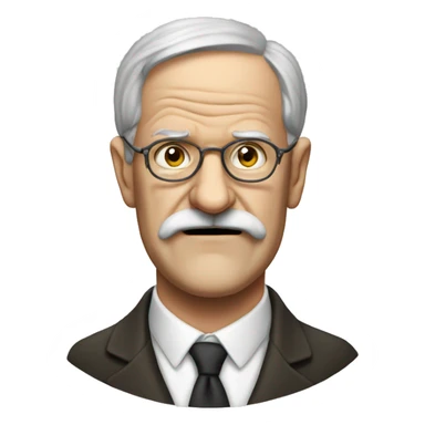 Freud humour sticker