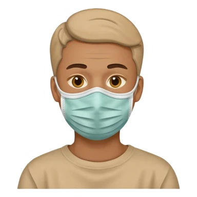 man, Skincare face mask sticker