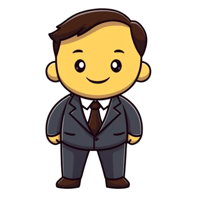 With beautiful suits and in a party sticker