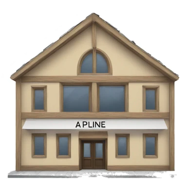 a frame alpine art gallery building sticker