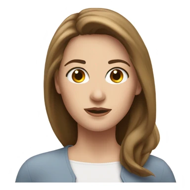 white woman in love with white brunette woman sticker