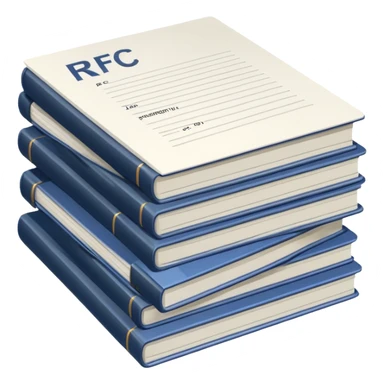 Requests for Comments with "RFC" letter on it sticker
