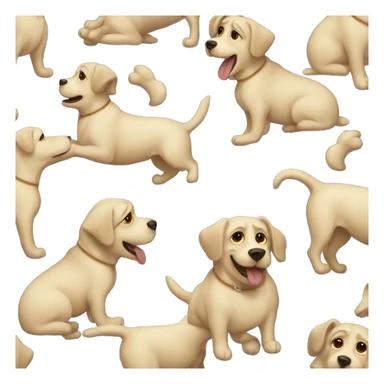 Dog in heaven  sticker