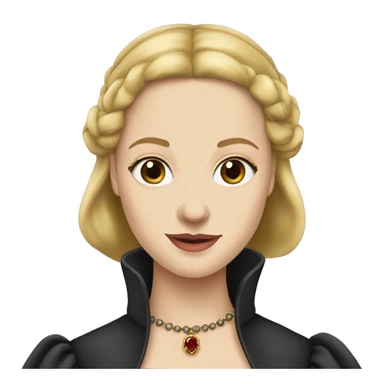 Queen Jane tudor England blonde sticker