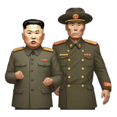 Kim Jong un en mode Clint Eastwood sticker