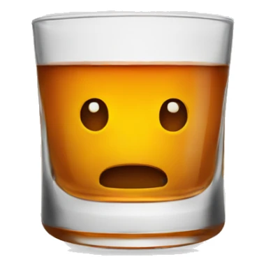 whiskey glass sticker