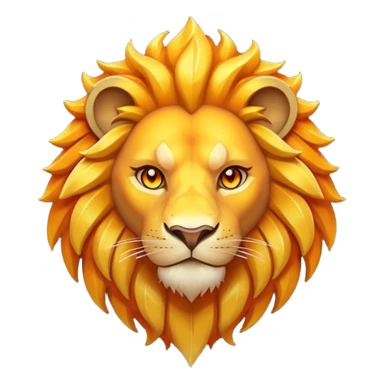 Pokemon legendary laranja and yellow crystal lion sticker