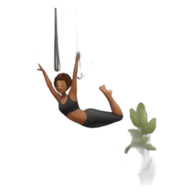 Antigravity yoga sticker