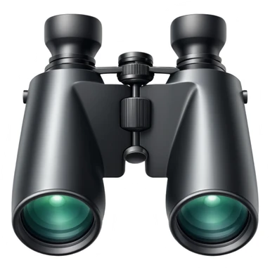 binoculars with shine sticker
