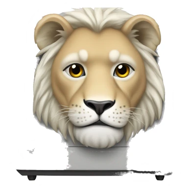 löwe computer sticker