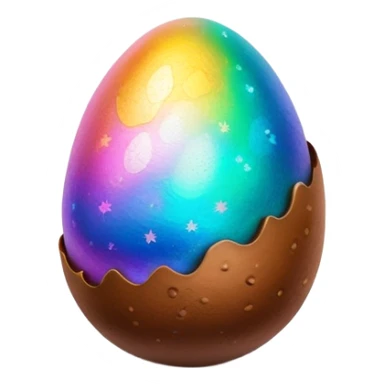 magical poop easter cosmic egg landscape  sticker