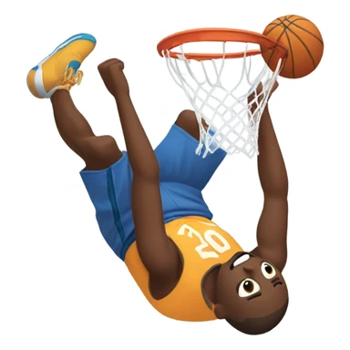 Bill dunking basketball  sticker