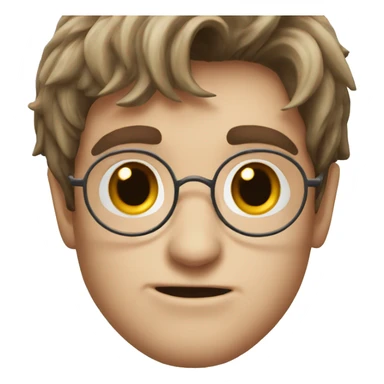 Harry potter face  sticker