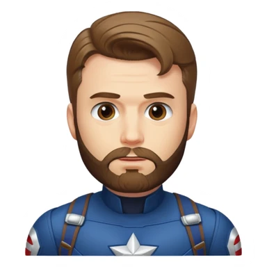 captain america criss evans bearded  sticker