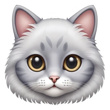 adorable cat with big eyes sticker