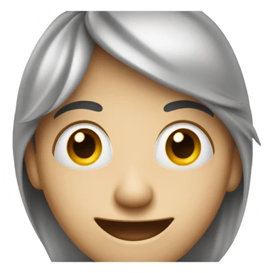 Mischievous grin ￼ sticker