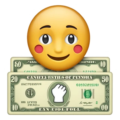 Imagen en billete sticker