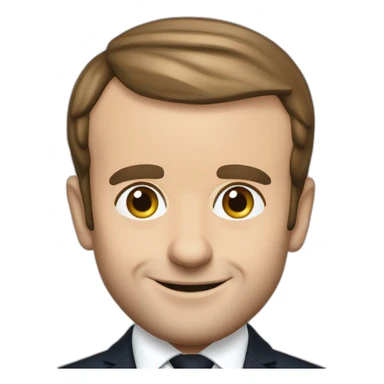 Emmanuel Macron en Irlande sticker