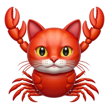 Lobster cat sticker