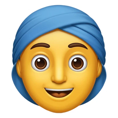 Mavi bir tik yuvarlak olsun sticker