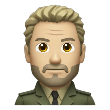 Big Boss from metal gear sticker