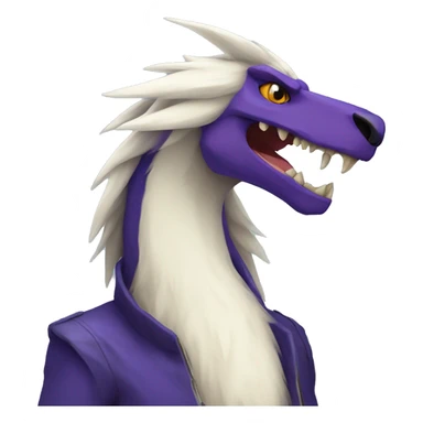 a colorful edgy vernid-sergal-fionbri sticker