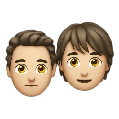 Inoxtag et michou sticker