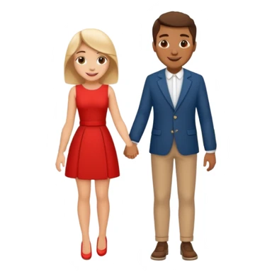 Soulmates on a date in paris sticker