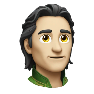 animated coin the mask Loki  sticker