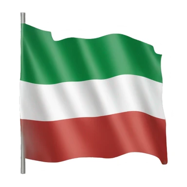 The Hungarian flag but upside down  sticker