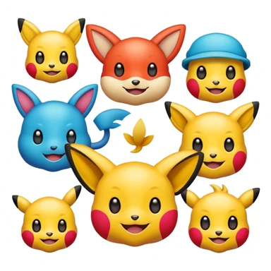 gere emojis do Pokemon sticker