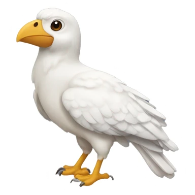 cigueña cuki blanca sticker