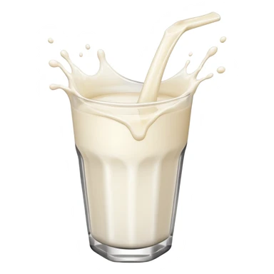 Splash milk sticker