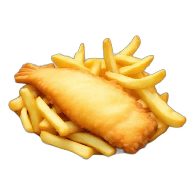 fish'n'chips dish sticker