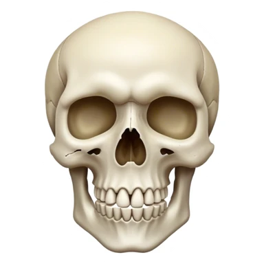 Tête de squelette  sticker