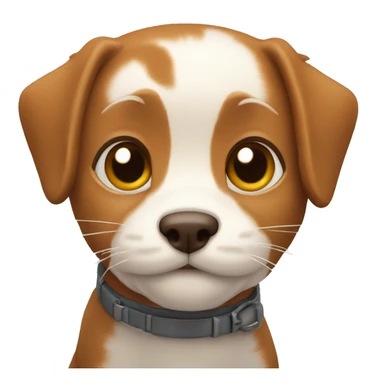 Chat mignon roux sticker