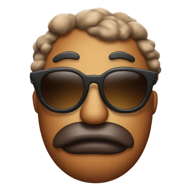 Poop with sunglasses sticker