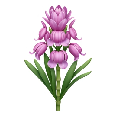 a light margenta  Hyacinth sticker