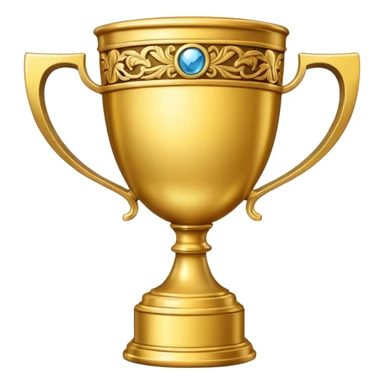 gold trophy sticker