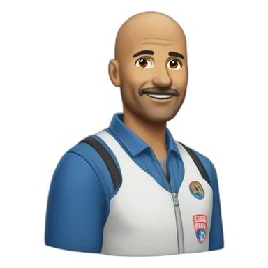 mauricio-bald-60-years sticker