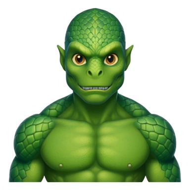 Reptile man sticker