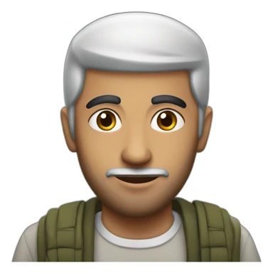 Palestinian man sticker