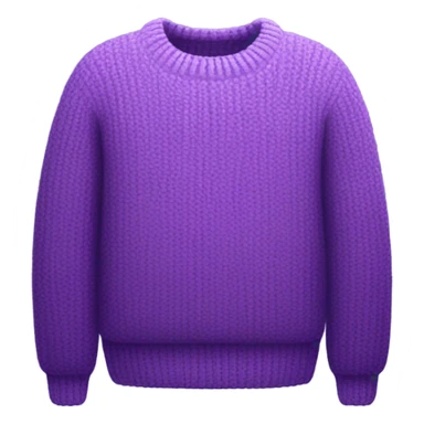 Purple sweater sticker