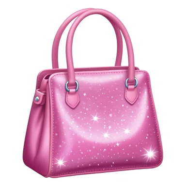 make a cute bag withpink parkles sticker
