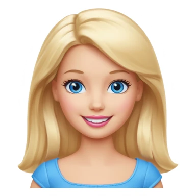 barbie girl sticker