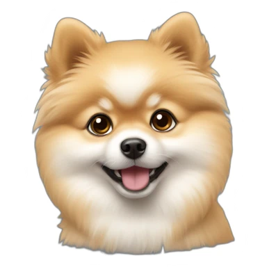 pomeranian puppy sticker